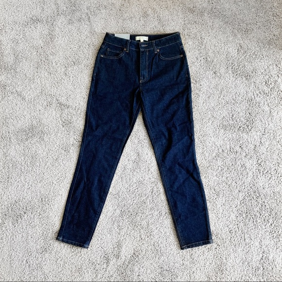 Francescas Harper Heritage dark denim blue high waisted skinny jeans - Picture 3 of 6